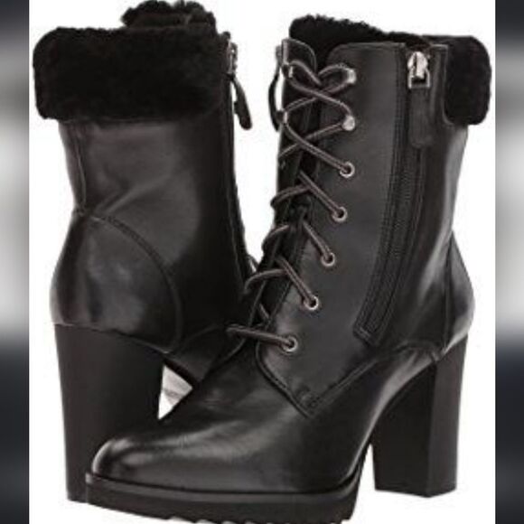 JOHNSON &MURPHY ROCHELLE WOMEN'S LACE-UP BLOCK HEEL BOOT - Picture 14 of 16